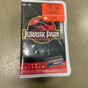 Jurassic Park VHS Tape